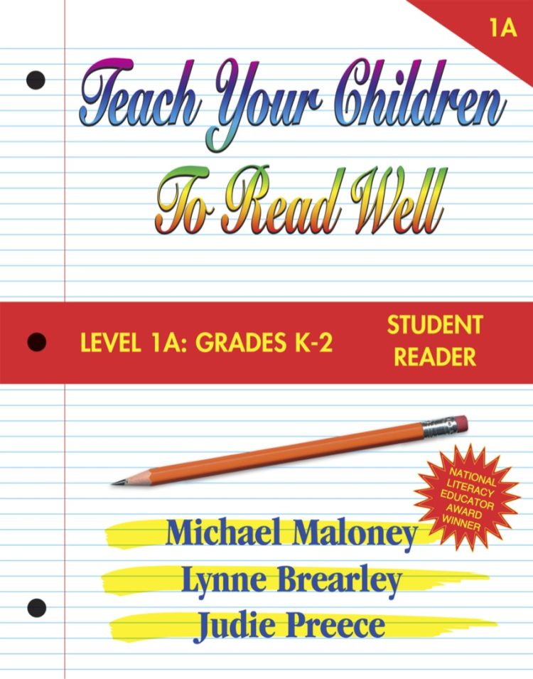 Teach Your Children to Read Well Level 1A Reader Front Cover
