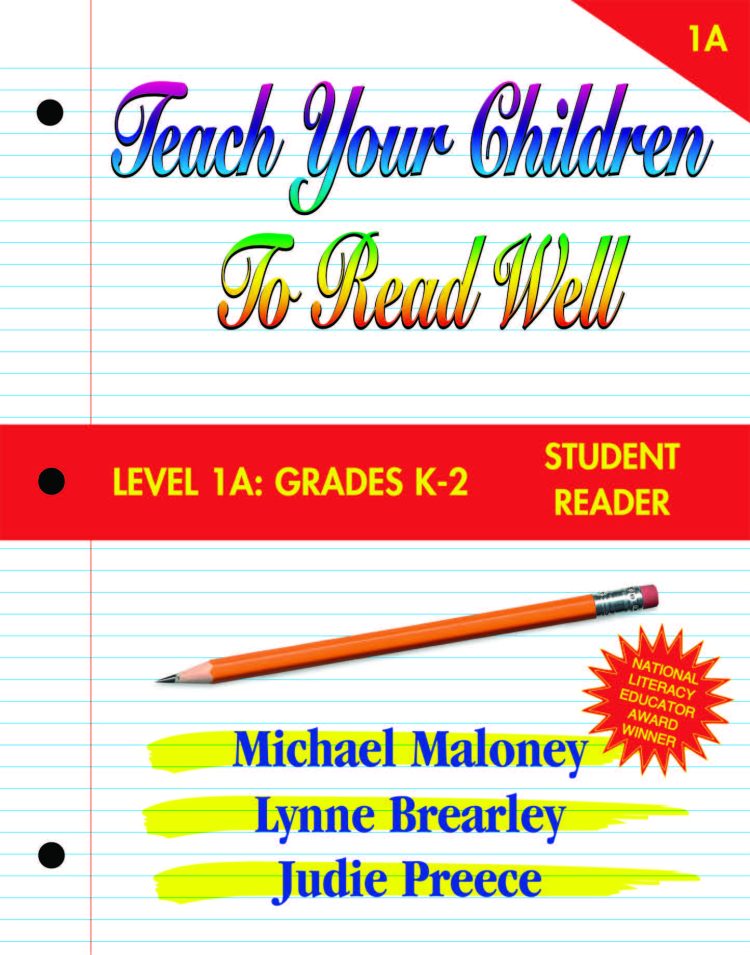 Teach Your Children to Read Well Level 1A SR Front Cover