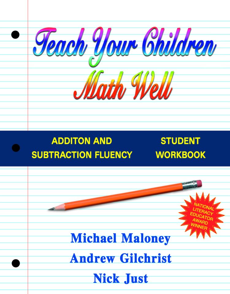 Teach Your Children Math Well Addition and Subtraction SW Front Cover