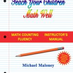 Math Counting Fluency front cover