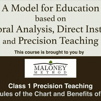 MM 1 - Precision Teaching Part B Title Screen