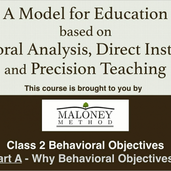 MM 2 - Behavioral Objectives Part A Title Screen