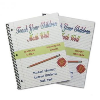 MM Teach Your Children to do Math Well Fractions Fluency Book Photo
